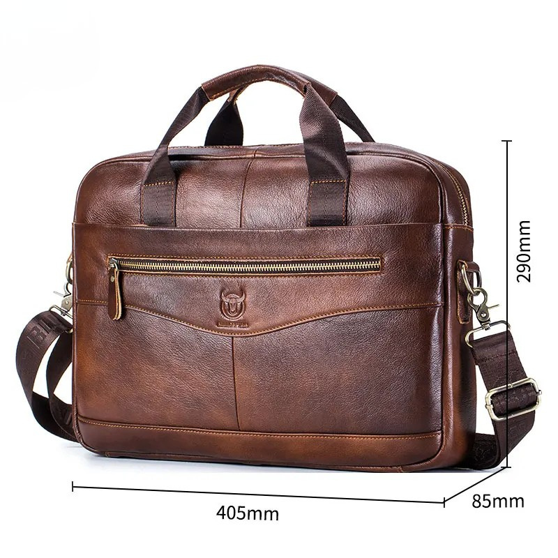 Ritorri – Sacoche Ordinateur Homme en Cuir Premium