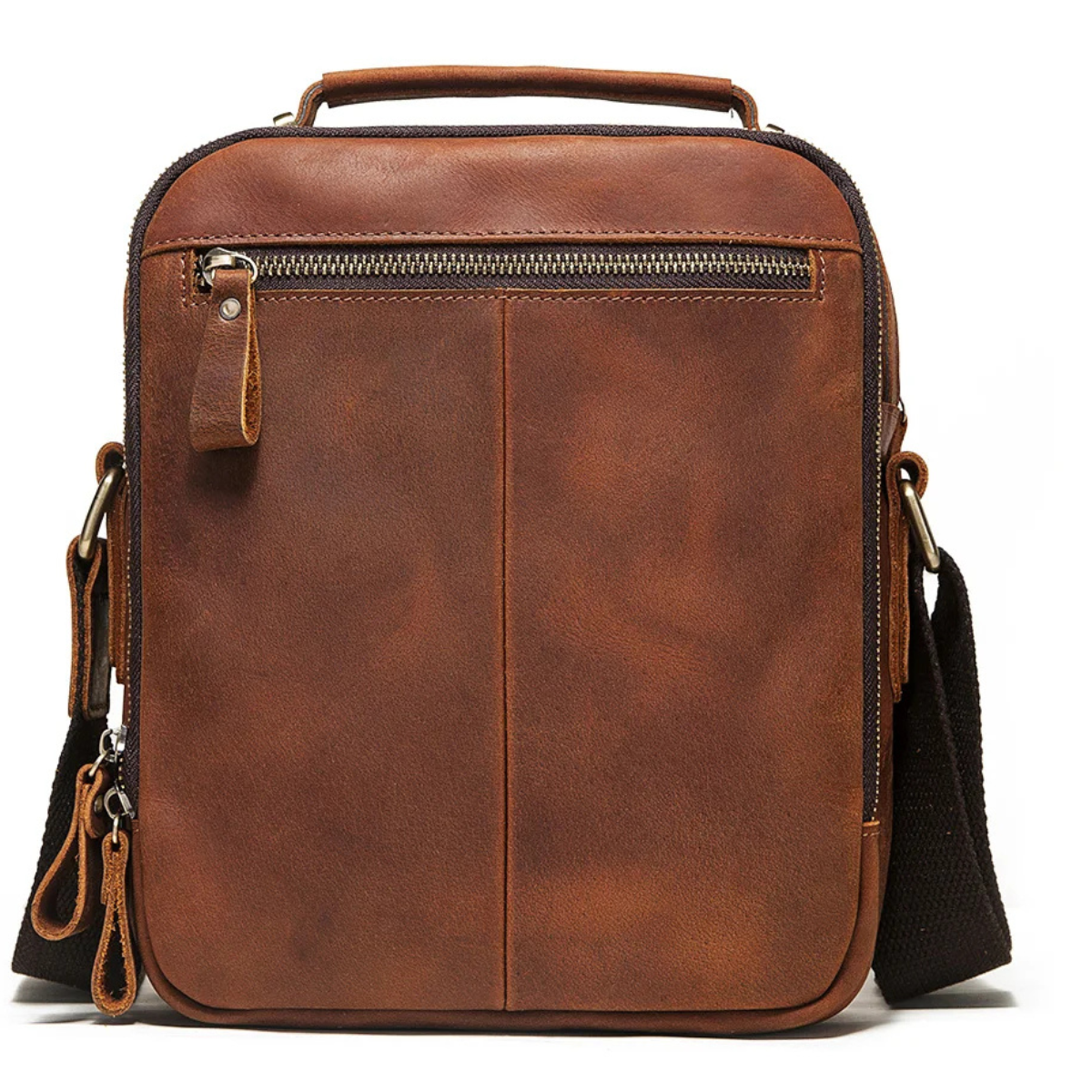 Enzo – Sacoche Bandoulière Homme Authentique en Cuir Vintage