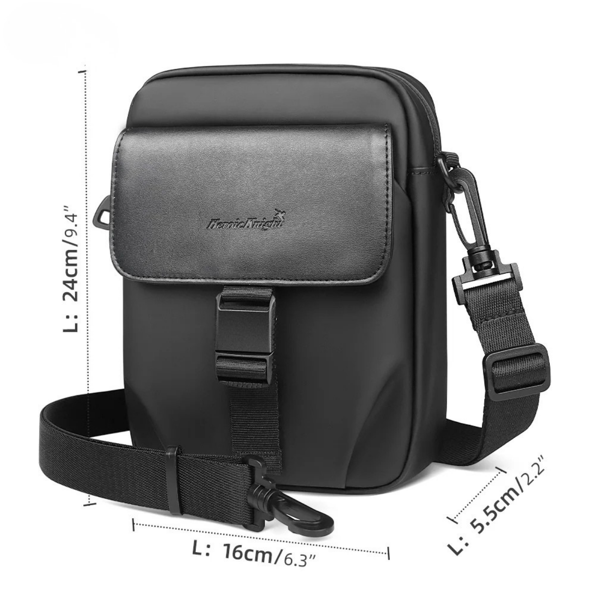 Silvano – Sacoche Bandoulière Homme Discrète pour Quotidien et Voyage