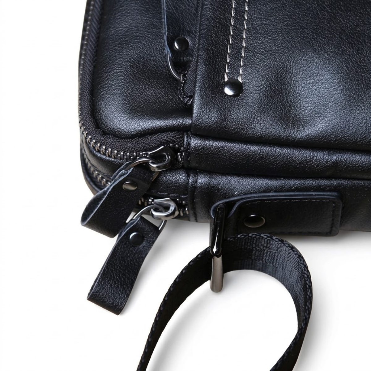 Dino – Sacoche Bandoulière Homme Cuir Multipoches