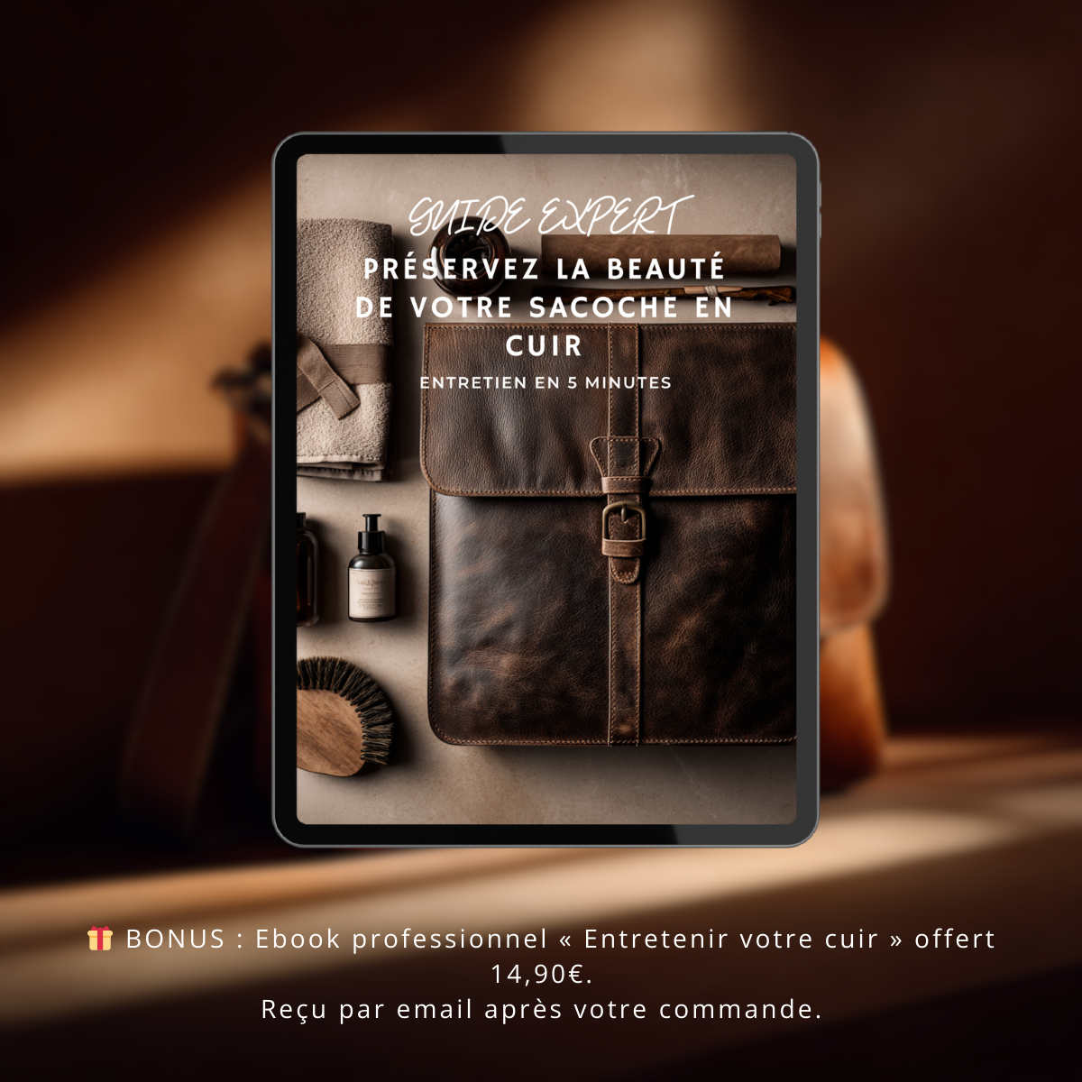 Christian – Sacoche Homme Cuir Compacte et Pratique