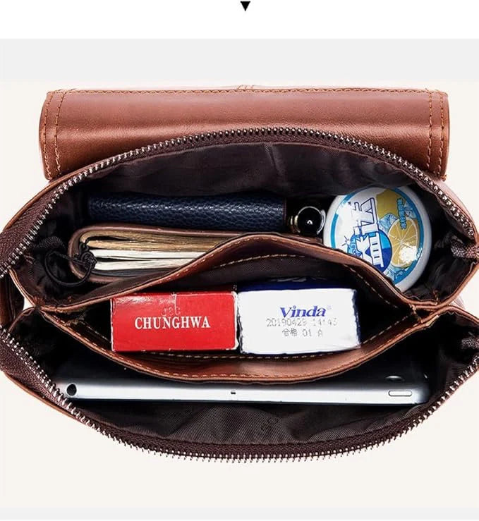 Renzo – Sacoche Homme Cuir Élégante et Spacieuse