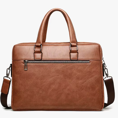 Lorenzo – Sacoche Ordinateur Homme en Simili Cuir Premium