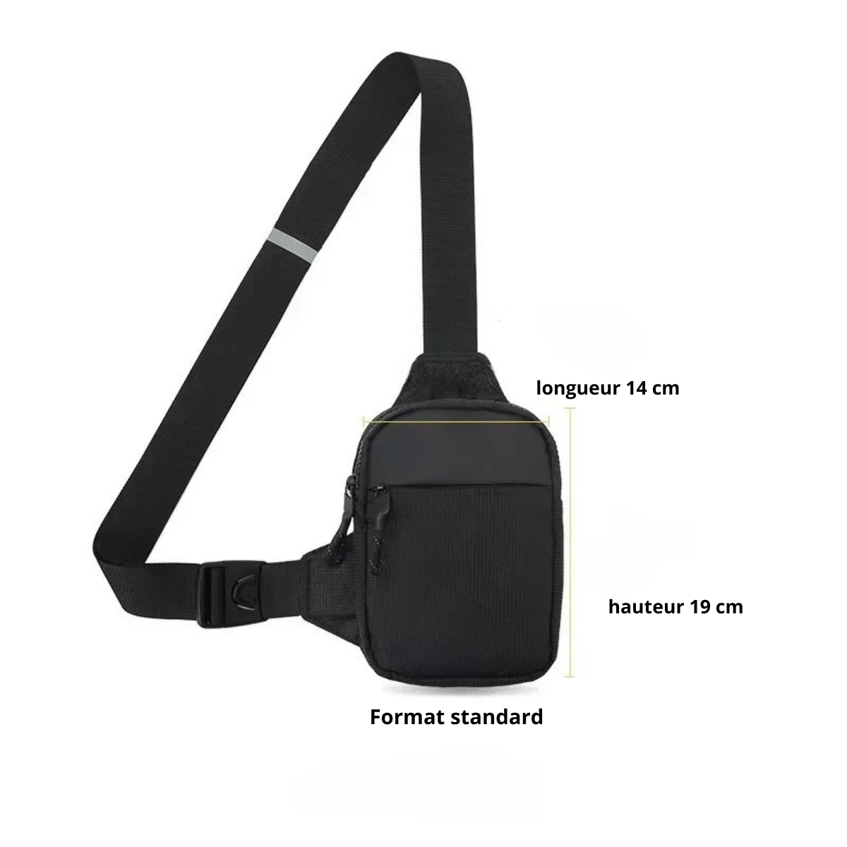 Daniele – Sacoche Bandoulière Homme Waterproof pour Liberté de Mouvement