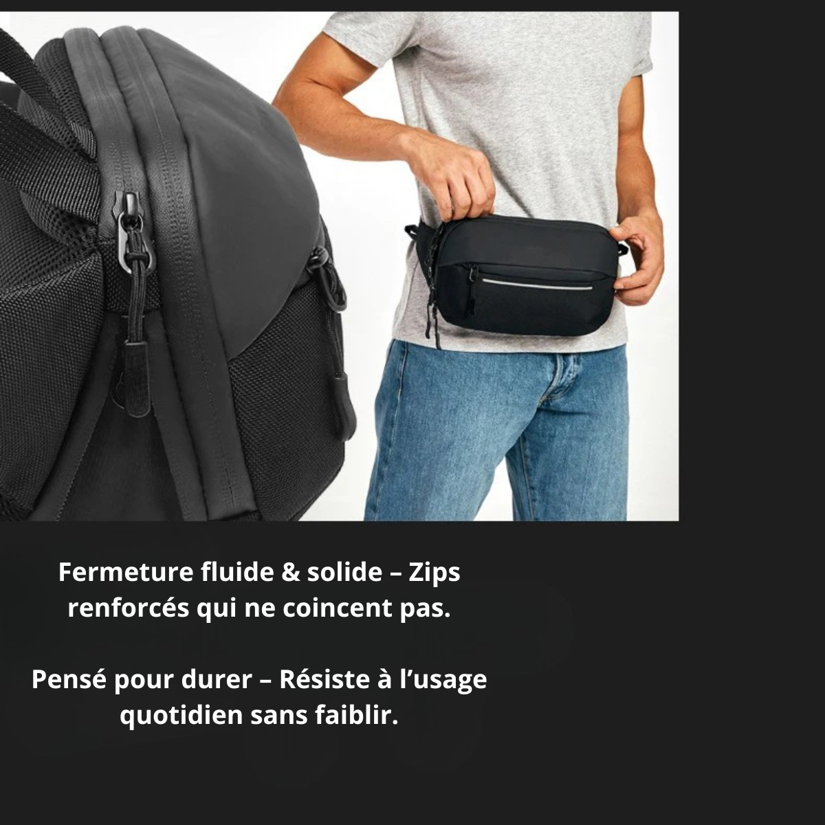 Fratesi – Sacoche Banane Homme Polyvalence