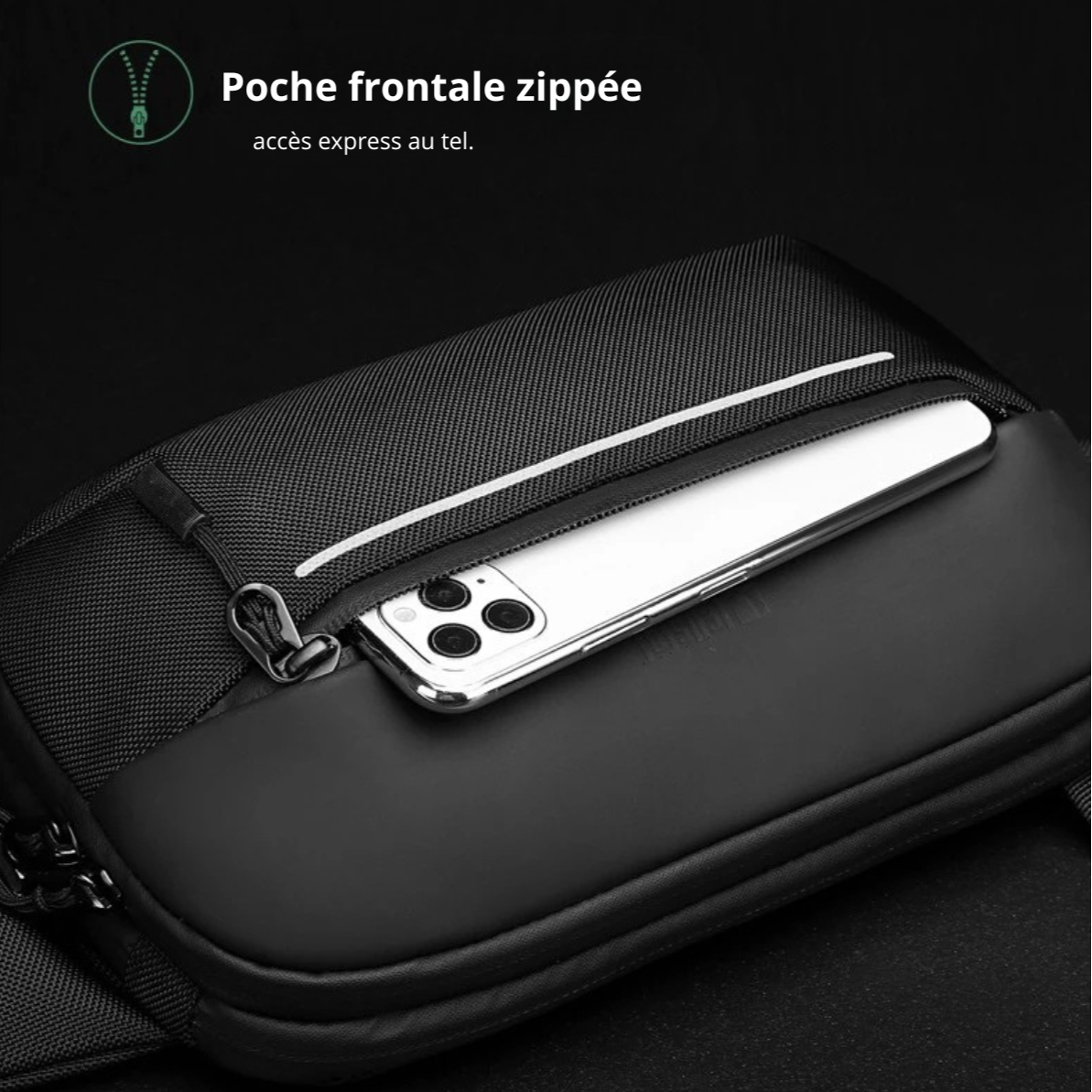 Fratesi – Sacoche Banane Homme Polyvalence