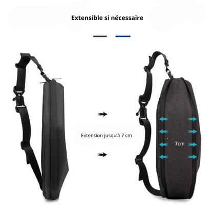 Vittore – Sacoche Bandoulière Homme Sécurisée pour Tablette et Voyage