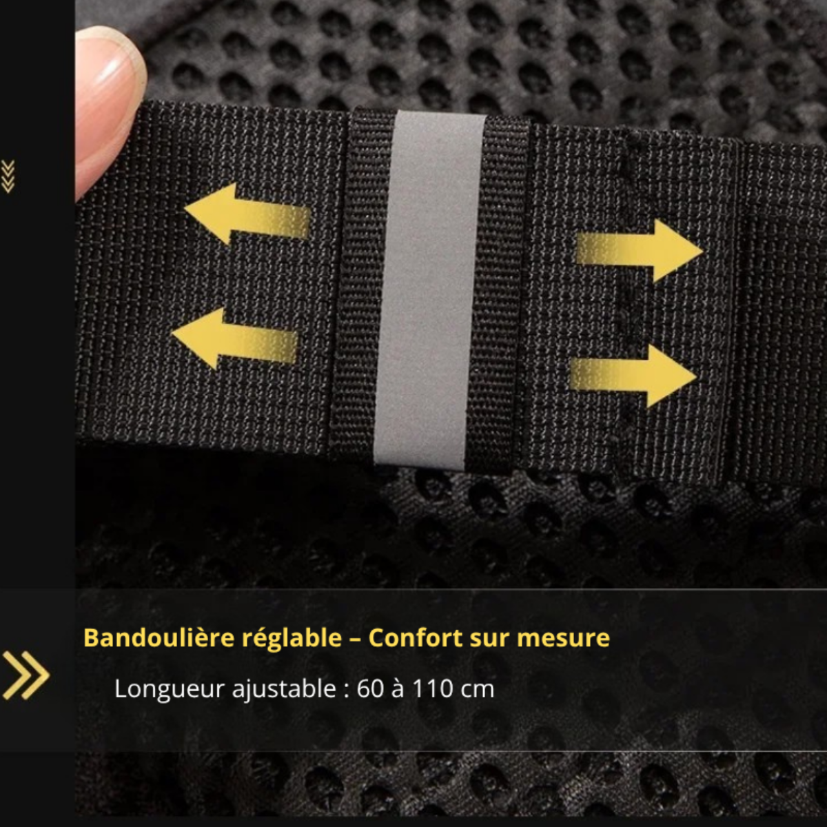 Daniele – Sacoche Bandoulière Homme Waterproof pour Liberté de Mouvement