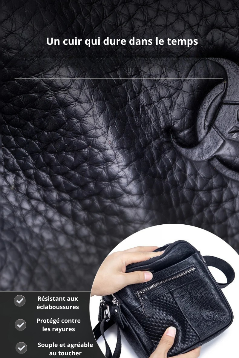 Edoardo – Sacoche Homme Cuir Élégante et Spacieuse