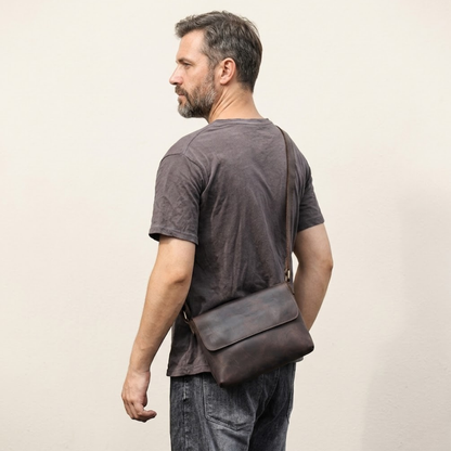 Samuele – Sacoche Bandoulière Homme Cuir Souple et Élégante