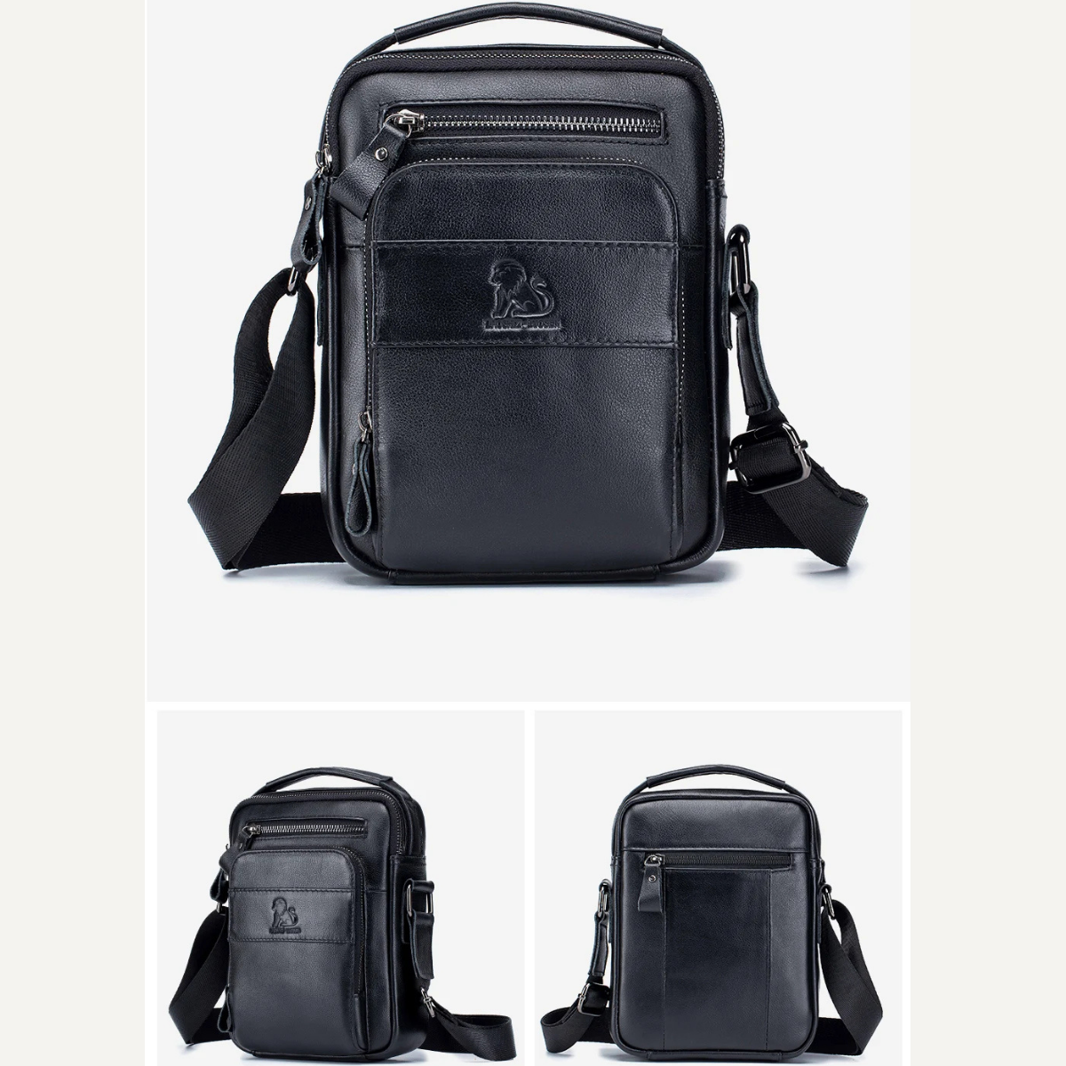 Riccardo – Petite Sacoche Homme Sécurisée pour Quotidien et Sorties