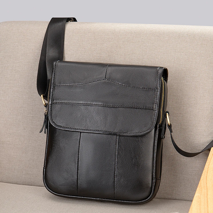 Tomaso – Sacoche Homme Luxe en Cuir Véritable & Élégance Intemporelle