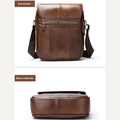 Tomaso – Sacoche Homme Luxe en Cuir Véritable & Élégance Intemporelle