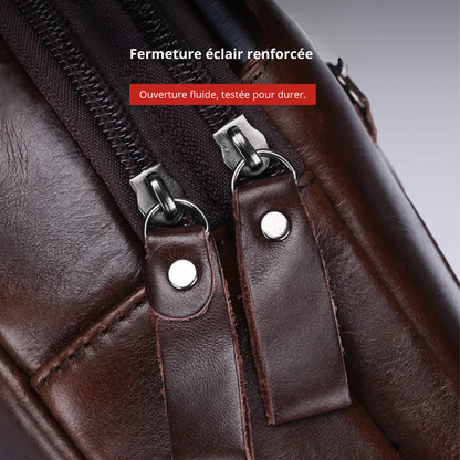 Marcello – Sacoche Bandoulière Homme Grande Capacité en Cuir