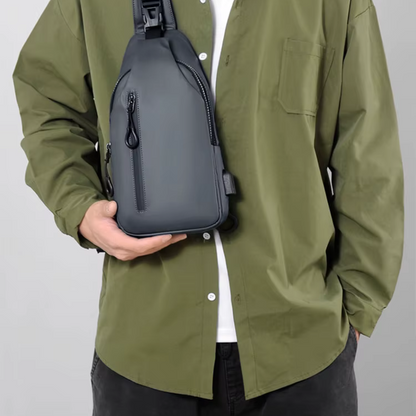 Stefano – Sacoche Bandoulière Homme Pratique avec Port USB