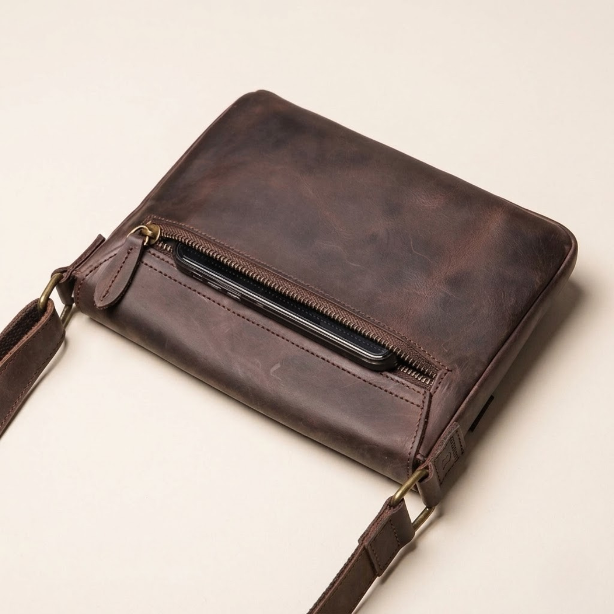 Samuele – Sacoche Bandoulière Homme Cuir Souple et Élégante