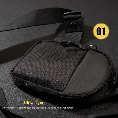 Daniele – Sacoche Bandoulière Homme Waterproof pour Liberté de Mouvement