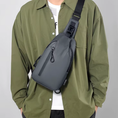 Stefano – Sacoche Bandoulière Homme Pratique avec Port USB