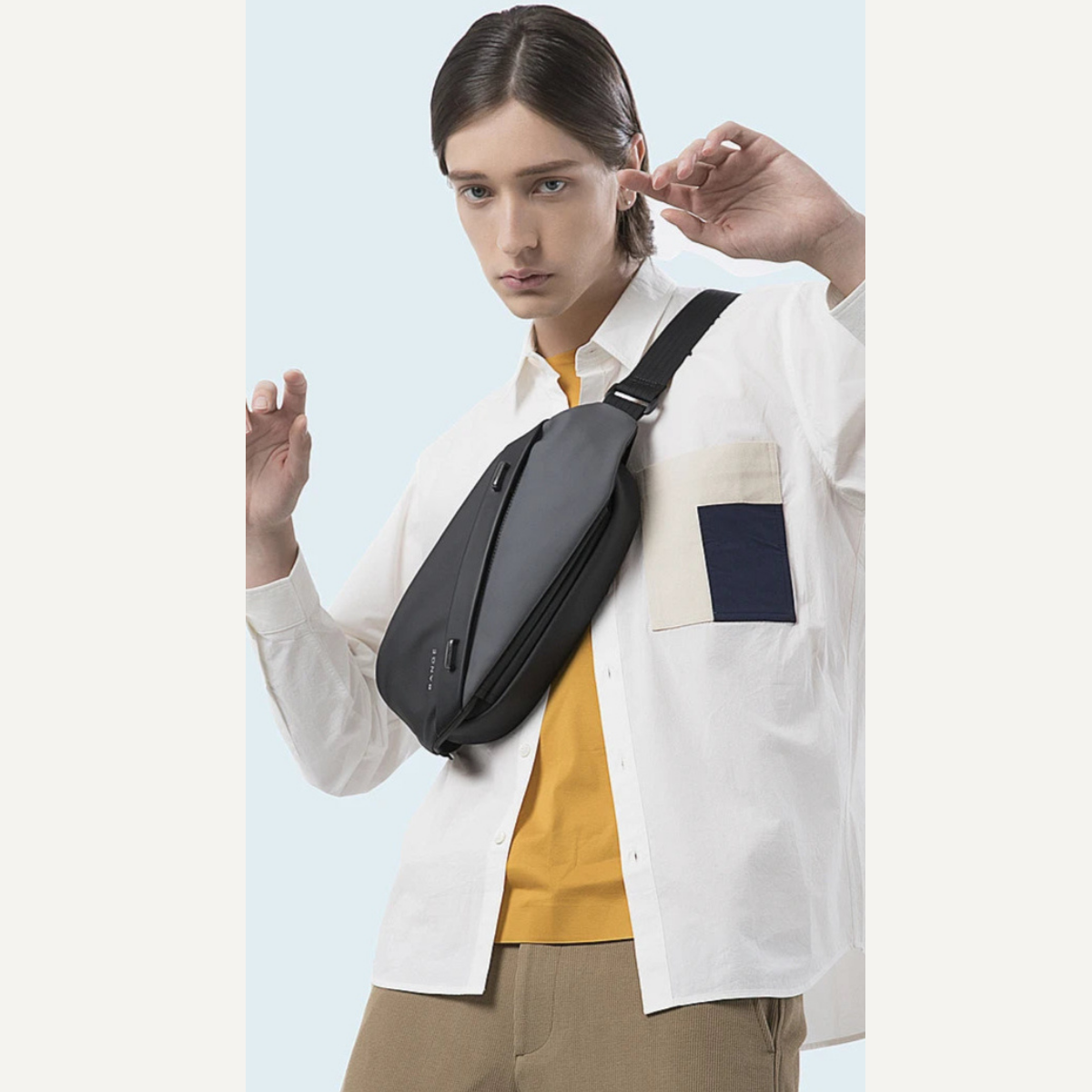 Vincenzo – Sacoche Banane Homme Compacte et Organisée