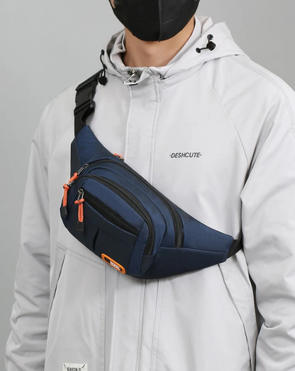 Orlando – Sacoche Banane Homme Résistante et Spacieuse