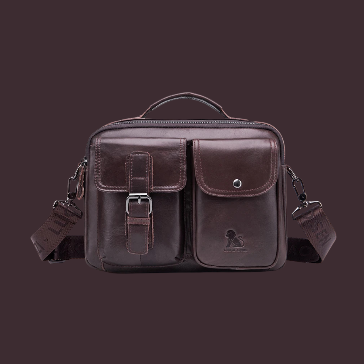 Ettore – Sacoche Homme Luxe en Cuir Véritable & Élégance Professionnelle