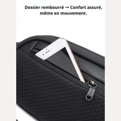 Vincenzo – Sacoche Banane Homme Compacte et Organisée