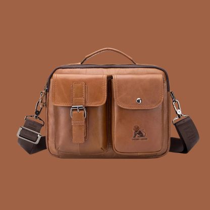 Ettore – Sacoche Homme Luxe en Cuir Véritable & Élégance Professionnelle
