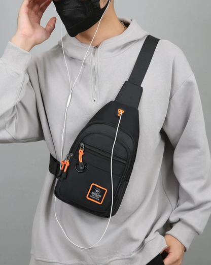 Luca – Sacoche Bandoulière Homme pour Mobilité et Sport