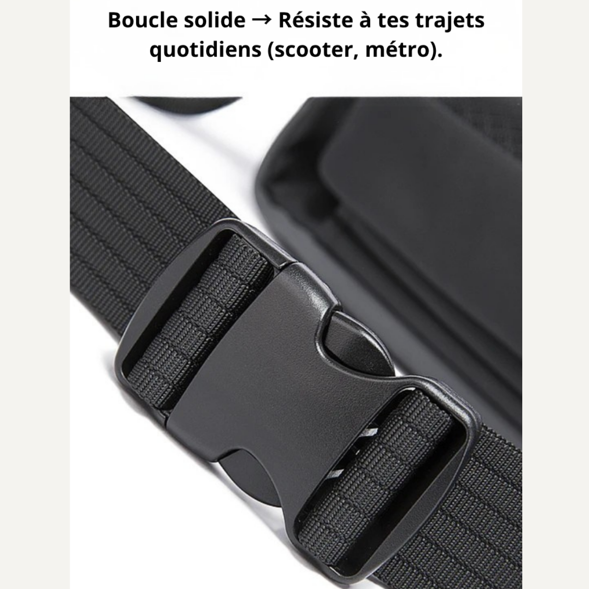 Vincenzo – Sacoche Banane Homme Compacte et Organisée