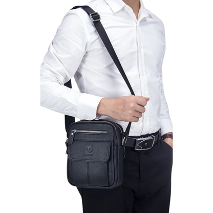 Christian – Sacoche Homme Cuir Compacte et Pratique