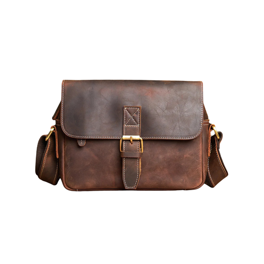 Andréa – Sacoche Bandoulière Homme Cuir Naturel Robuste et Élégant