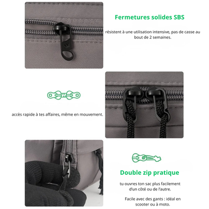 Corrado – Sacoche Banane Homme Organisée et Polyvalente