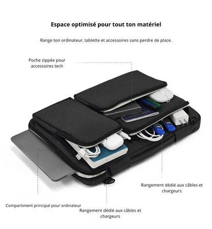 Eliseo – Sacoche Ordinateur Homme Compacte