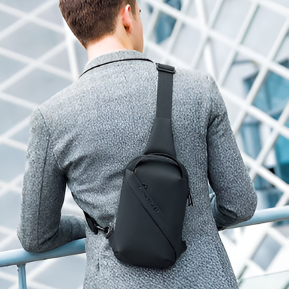 Renato – Sacoche Bandoulière Homme Confortable pour Ville et Moto