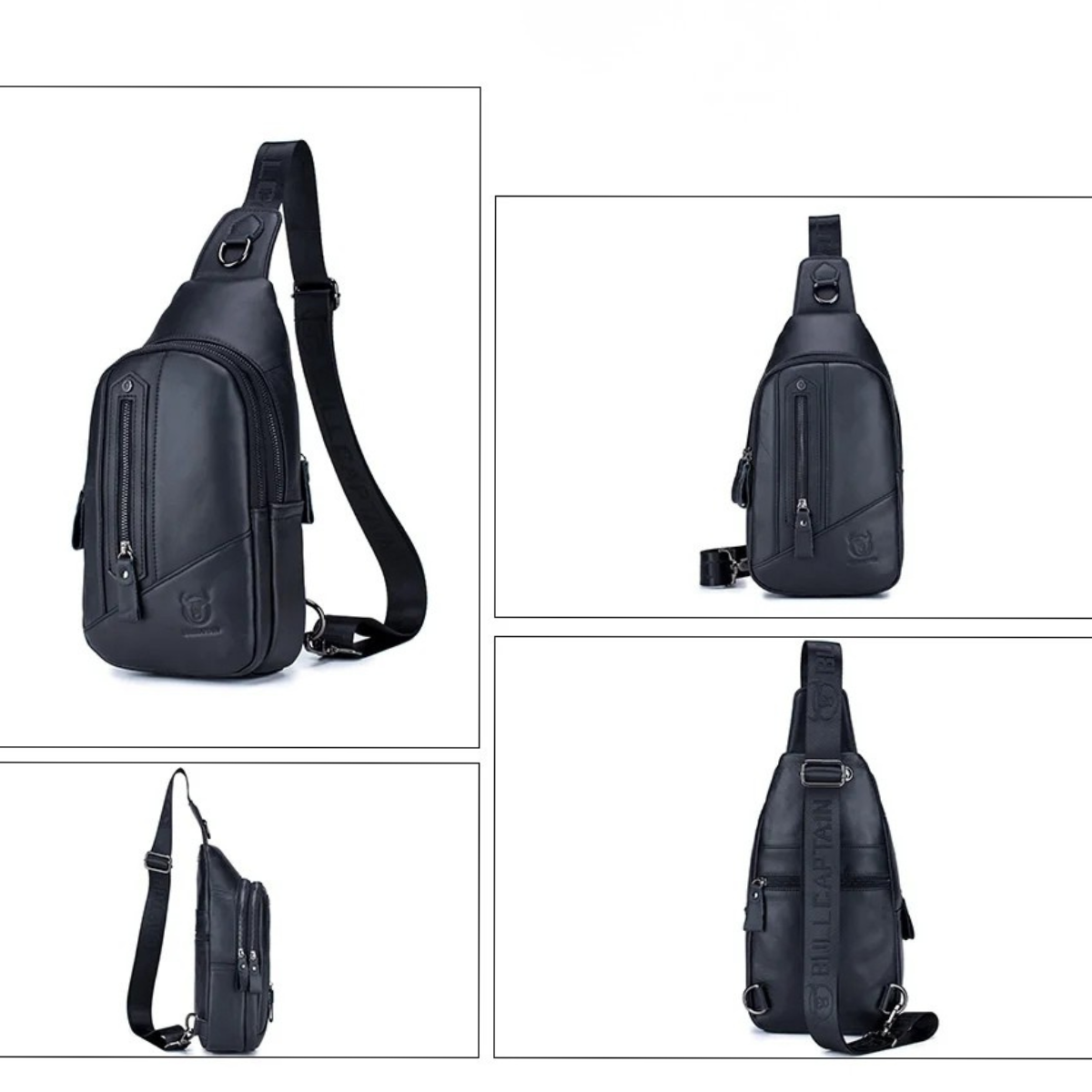 Salvatore – Sacoche Bandoulière Homme Multifonction en Cuir