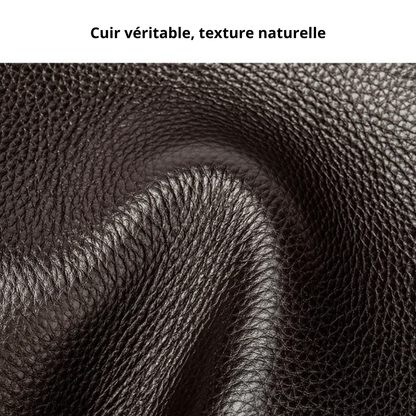 Sebastiano – Sacoche Ordinateur Homme en Cuir Véritable Élégante et Professionnel