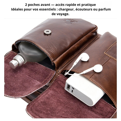 Ettore – Sacoche Homme Luxe en Cuir Véritable & Élégance Professionnelle