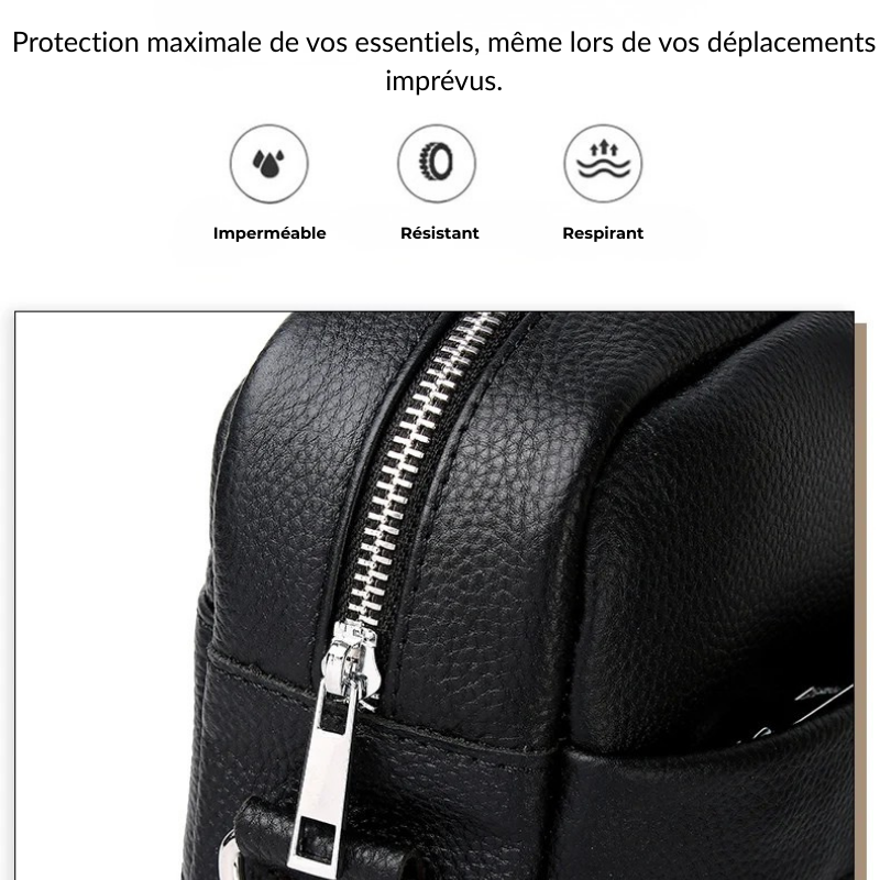 Raffaele – Sacoche Ordinateur Homme en Cuir Véritable