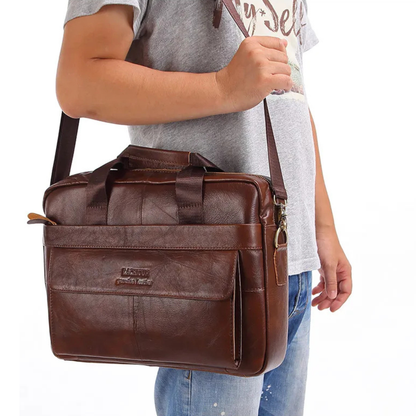 Rinaldo – Sacoche Homme Luxe en Cuir Véritable au Style Distingué