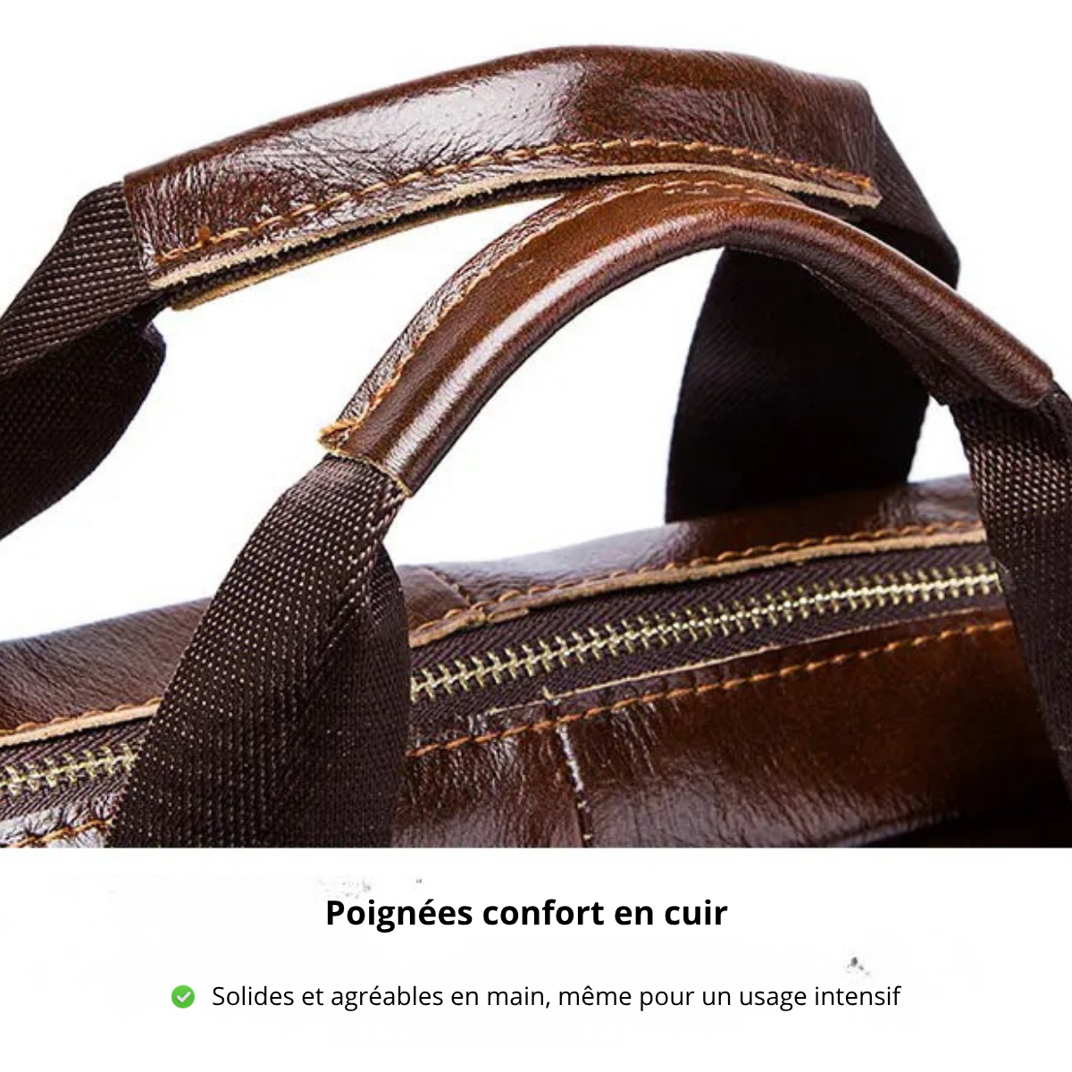 Marco – Sacoche Ordinateur Homme en Cuir Véritable