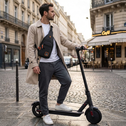Luca –  Sacoche Bandoulière Homme Imperméable Urbaine et Polyvalente