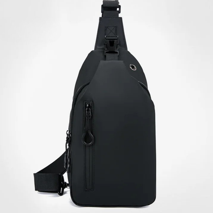 Gianni – Sacoche Bandoulière Homme Connectée avec Port USB