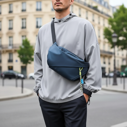 Ruggero – Sacoche Bandoulière Homme Grande Capacité pour Sport et Voyage