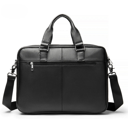 Sebastiano – Sacoche Ordinateur Homme en Cuir Véritable Élégante et Professionnel