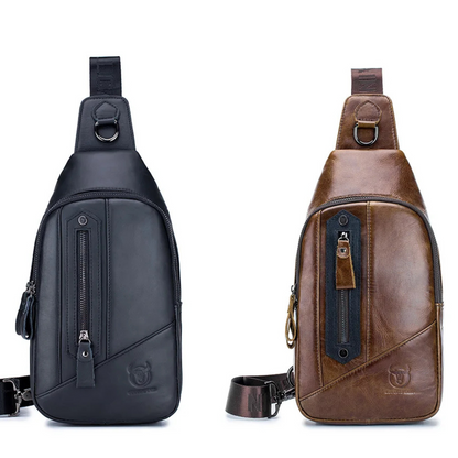 Salvatore – Sacoche Bandoulière Homme Multifonction en Cuir