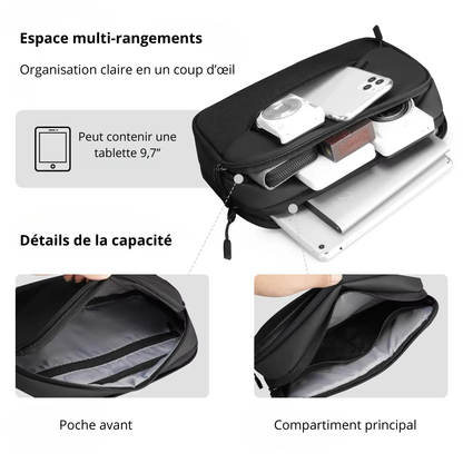 Maldini – Sacoche Banane Homme Pratique et Élégante pour Hommes Actifs