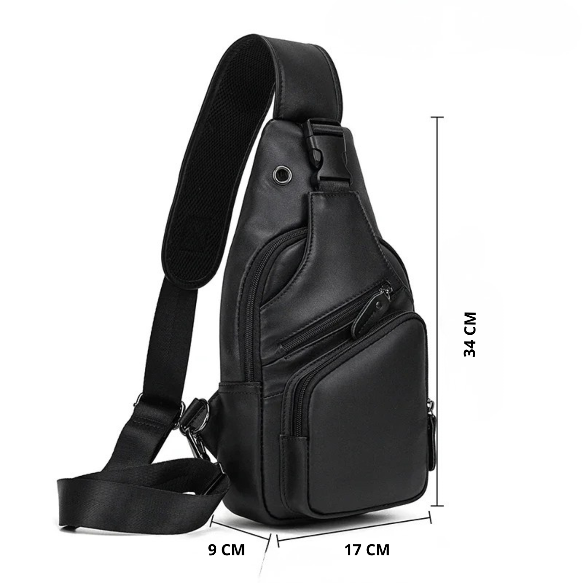 Sergio – Sacoche Bandoulière Homme Discrète et Fonctionnelle