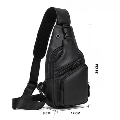 Sergio – Sacoche Bandoulière Homme Discrète et Fonctionnelle