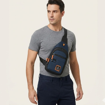 Luca –  Sacoche Bandoulière Homme Imperméable Urbaine et Polyvalente