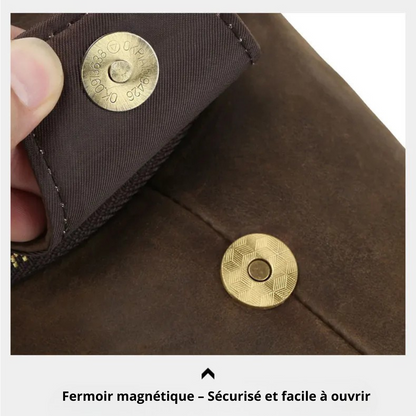 Maurizio – Sacoche Bandoulière Homme Originale en Cuir Vintage
